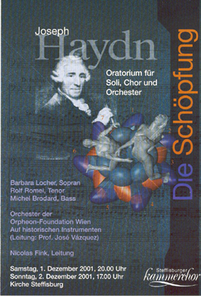 Poster for Haydn's Creation, Switzerland