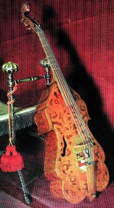 Bass viola da gamba by John Rose, London, ca. 1600