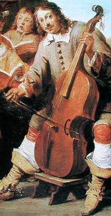 David Teniers: bass viola da gamba