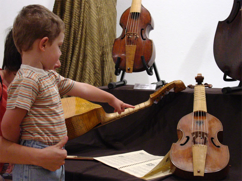 two treble viola da gambas by William Turner