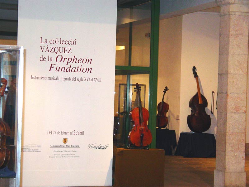 Exhibition historical musical instruments Orpheon Foundation