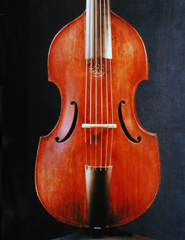 Bass viola da gamba by Michael Albanus, Graz, 1706