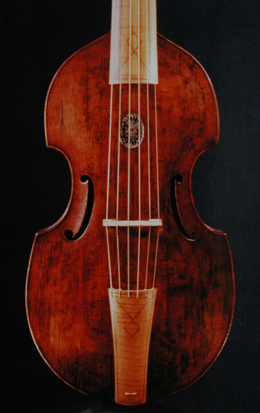 Bass viola da gamba by Nikolas Leidolff, Vienna, 1695
