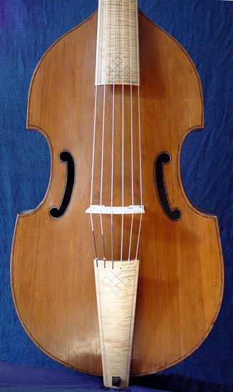 Bass viola da gamba by William Turner, London ca. 1650
