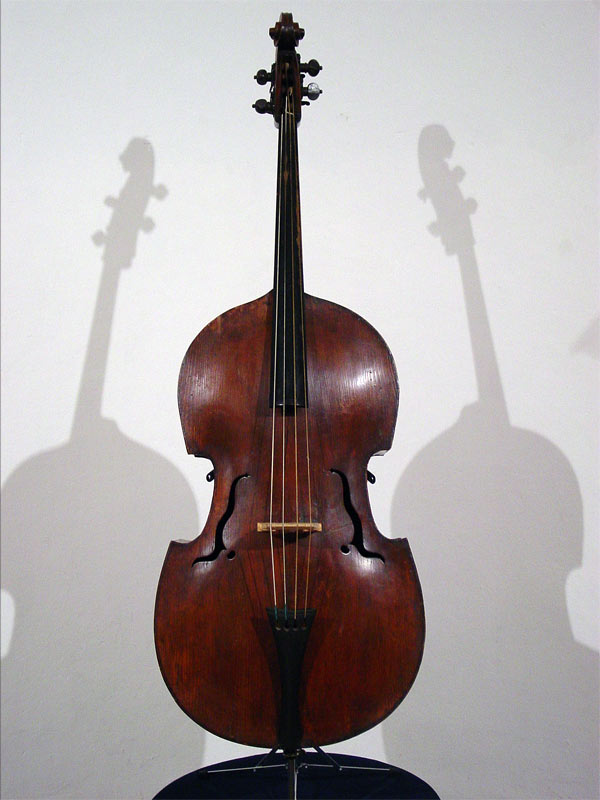 violone double bass Jan U. Eberle: Prague (1750)