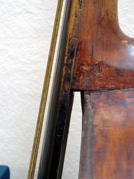 violone double bass Jan U. Eberle: Prague (1750)