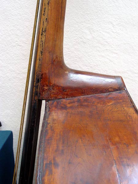 violone double bass Jan U. Eberle: Prague (1750)