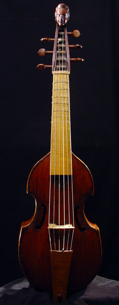 Treble viola da gamba by William Turner (London, 1647)