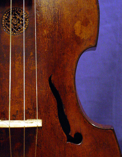 viola da gamba treble by Mathias Joannes Koldiz, Munich, 17?6