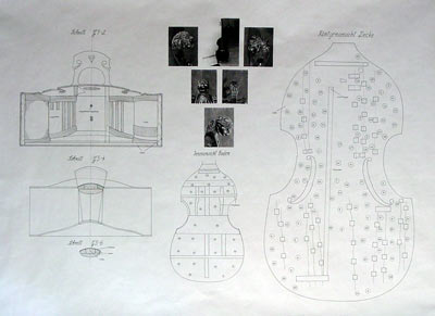 Plan for viola da gamba Albanus