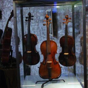 Two violins and one viola